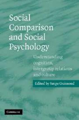 Guimond |  Social Comparison and Social Psychology | Buch |  Sack Fachmedien