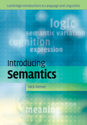 Riemer |  Introducing Semantics | Buch |  Sack Fachmedien