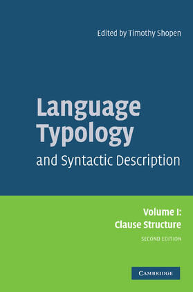 Shopen |  Language Typology 3 Volume Hardback Set | Buch |  Sack Fachmedien