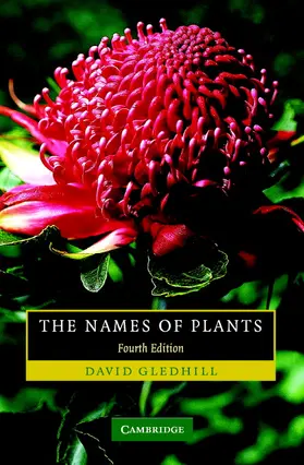 Gledhill |  The Names of Plants | Buch |  Sack Fachmedien