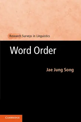 Song |  Word Order | Buch |  Sack Fachmedien