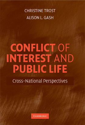 Trost / Gash |  Conflict of Interest and Public Life | Buch |  Sack Fachmedien