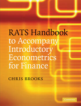 Brooks |  RATS Handbook to Accompany Introductory Econometrics for Finance | Buch |  Sack Fachmedien