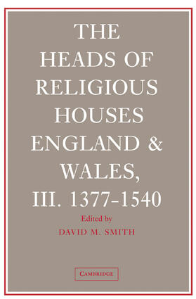 Brooke / Knowles / London |  The Heads of Religious Houses 3 Volume Hardback Set | Buch |  Sack Fachmedien