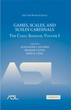 Kechris / Löwe / Steel |  Games, Scales and Suslin Cardinals | Buch |  Sack Fachmedien
