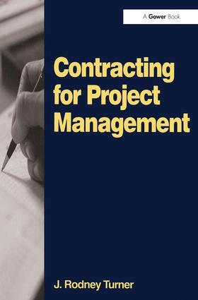 Turner |  Contracting for Project Management | Buch |  Sack Fachmedien