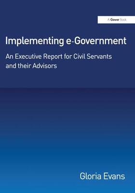 Evans |  Implementing e-Government | Buch |  Sack Fachmedien