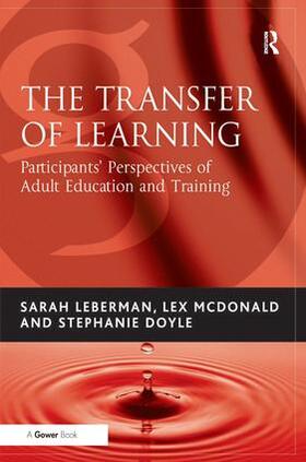 Leberman / McDonald |  The Transfer of Learning | Buch |  Sack Fachmedien