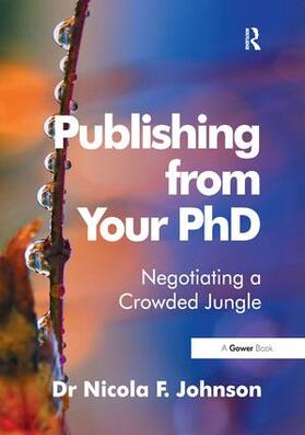 Johnson |  Publishing from Your PhD | Buch |  Sack Fachmedien