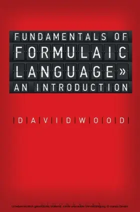 Wood |  Fundamentals of Formulaic Language | eBook | Sack Fachmedien