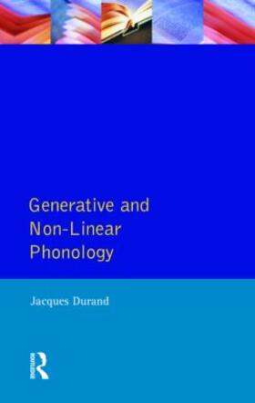 Jacques |  Generative and Non-Linear Phonology | Buch |  Sack Fachmedien