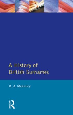 Mckinley |  A History of British Surnames | Buch |  Sack Fachmedien