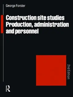 Forster |  Construction Site Studies | Buch |  Sack Fachmedien