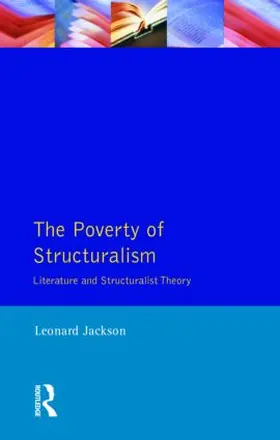 Jackson |  The Poverty of Structuralism | Buch |  Sack Fachmedien