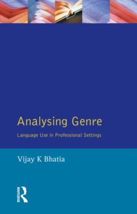 Bhatia |  Analysing Genre | Buch |  Sack Fachmedien