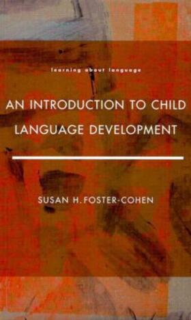 Cohen |  An Introduction to Child Language Development | Buch |  Sack Fachmedien