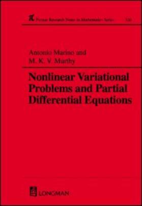 Marino / Murthy |  Nonlinear Variational Problems and Partial Differential Equations | Buch |  Sack Fachmedien