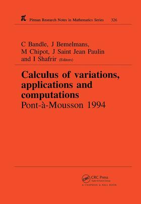 Bandle / Chipot / Paulin |  Calculus of Variations, Applications and Computations | Buch |  Sack Fachmedien