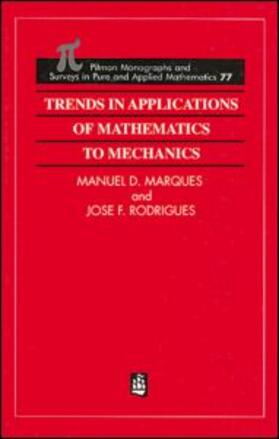 Rodrigues / Marques |  Trends in Applications of Mathematics to Mechanics | Buch |  Sack Fachmedien