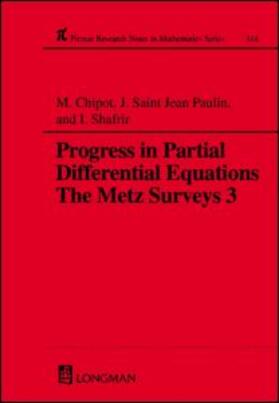 Chipot / Paulin / Shafrir |  Progress in Partial Differential Equations | Buch |  Sack Fachmedien