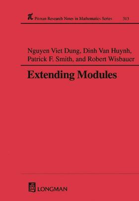 Huynh / Smith / Wisbauer |  Extending Modules | Buch |  Sack Fachmedien