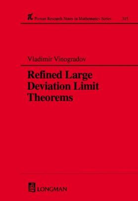 Vinogradov |  Refined Large Deviation Limit Theorems | Buch |  Sack Fachmedien
