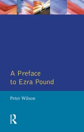 Wilson |  A Preface to Ezra Pound | Buch |  Sack Fachmedien