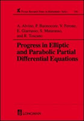 Alvino / Buonocore / Ferone |  Progress in Elliptic and Parabolic Partial Differential Equations | Buch |  Sack Fachmedien
