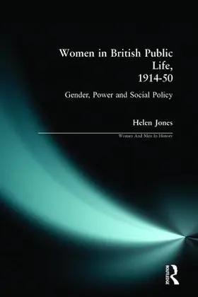 Jones |  Women in British Public Life, 1914 - 50 | Buch |  Sack Fachmedien