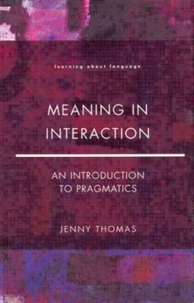 Thomas |  Meaning in Interaction | Buch |  Sack Fachmedien