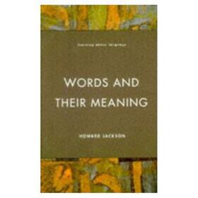 Jackson |  Words and Their Meaning | Buch |  Sack Fachmedien