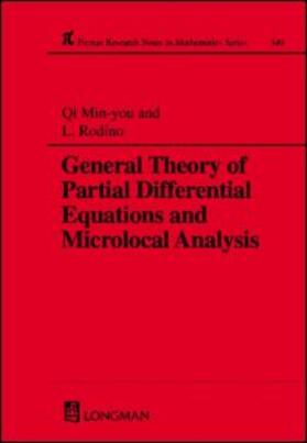 Qi / Rodino |  General Theory of Partial Differential Equations and Microlocal Analysis | Buch |  Sack Fachmedien