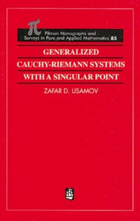 Usmanov |  Generalized Cauchy-Riemann Systems with a Singular Point | Buch |  Sack Fachmedien