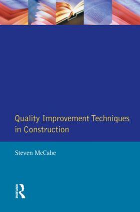 Mccabe |  Quality Improvement Techniques in Construction | Buch |  Sack Fachmedien