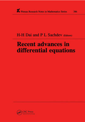 Dai / Sachdev |  Recent Advances in Differential Equations | Buch |  Sack Fachmedien