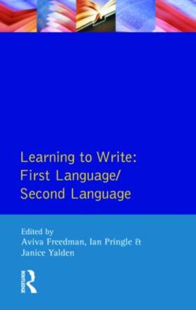 Freedman / Pringle / Yalden |  Learning to Write | Buch |  Sack Fachmedien