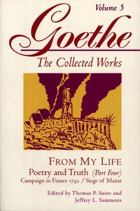 Goethe / Saine / Sammons |  Goethe, Volume 5 | Buch |  Sack Fachmedien