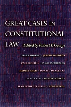 George |  Great Cases in Constitutional Law | Buch |  Sack Fachmedien