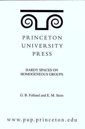 Folland / Stein |  Hardy Spaces on Homogeneous Groups. (MN-28), Volume 28 | Buch |  Sack Fachmedien