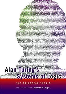 Appel |  Alan Turing's Systems of Logic | Buch |  Sack Fachmedien