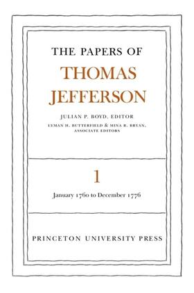 Jefferson / Boyd |  The Papers of Thomas Jefferson, Volume 1 | eBook | Sack Fachmedien