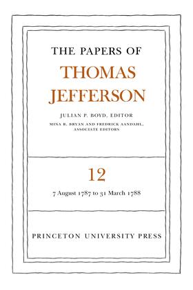 Jefferson / Boyd |  The Papers of Thomas Jefferson, Volume 12 | eBook | Sack Fachmedien