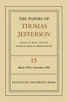 Jefferson / Boyd |  The Papers of Thomas Jefferson, Volume 15 | eBook | Sack Fachmedien