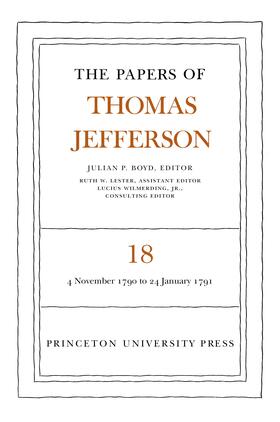 Jefferson / Boyd |  The Papers of Thomas Jefferson, Volume 18 | eBook | Sack Fachmedien