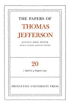 Jefferson / Boyd |  The Papers of Thomas Jefferson, Volume 20 | eBook | Sack Fachmedien