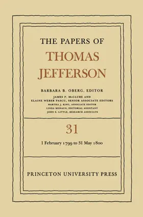 Jefferson / Oberg |  The Papers of Thomas Jefferson, Volume 31 | eBook | Sack Fachmedien