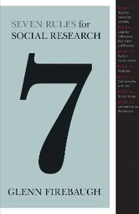 Firebaugh |  Seven Rules for Social Research | eBook | Sack Fachmedien