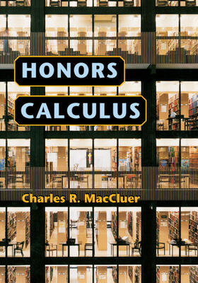 MacCluer |  Honors Calculus | eBook | Sack Fachmedien