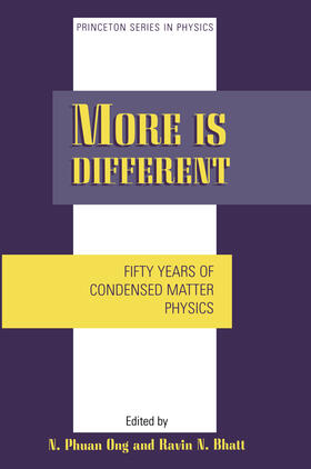 Ong / Bhatt |  More is Different | eBook | Sack Fachmedien