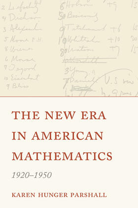 Parshall |  The New Era in American Mathematics, 1920–1950 | eBook | Sack Fachmedien